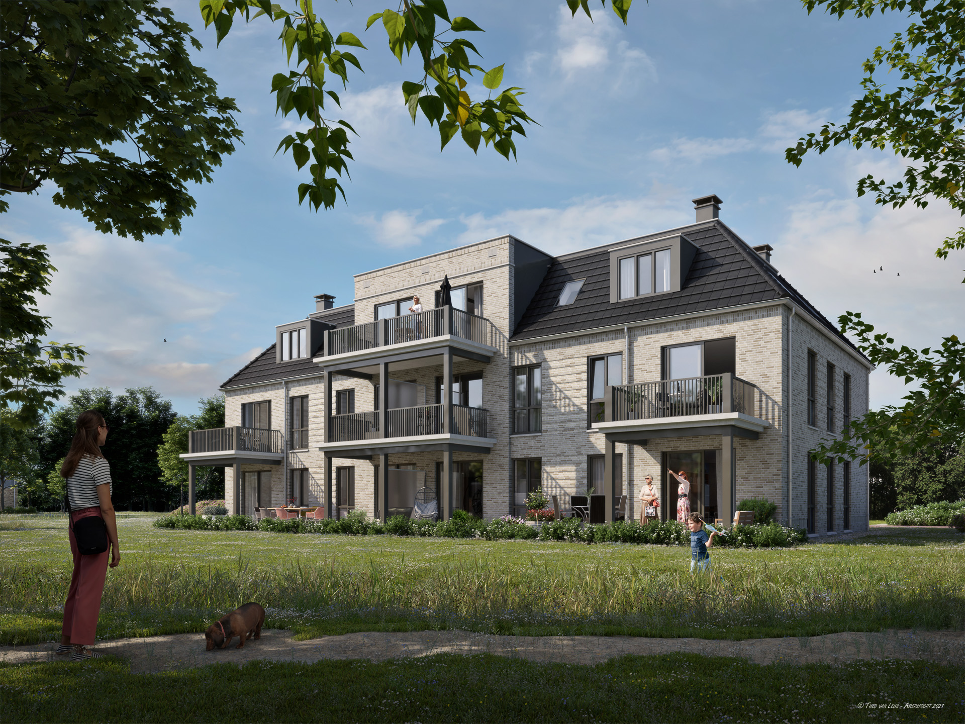 WONEN TUSSEN DUIN EN BOS